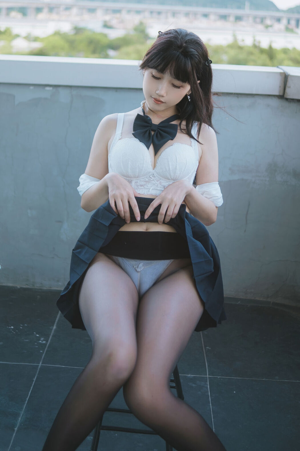 Coser@不呆猫 &#8211; JK学妹户外 (60P)