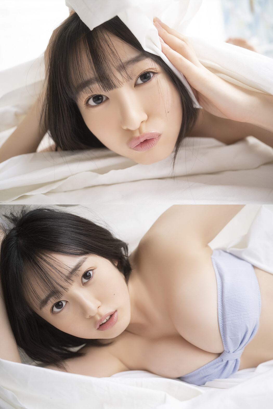 Miu Shirahama 白濱美兎, 漫画アクションデジタル写真集 「Pure White」 Set.01