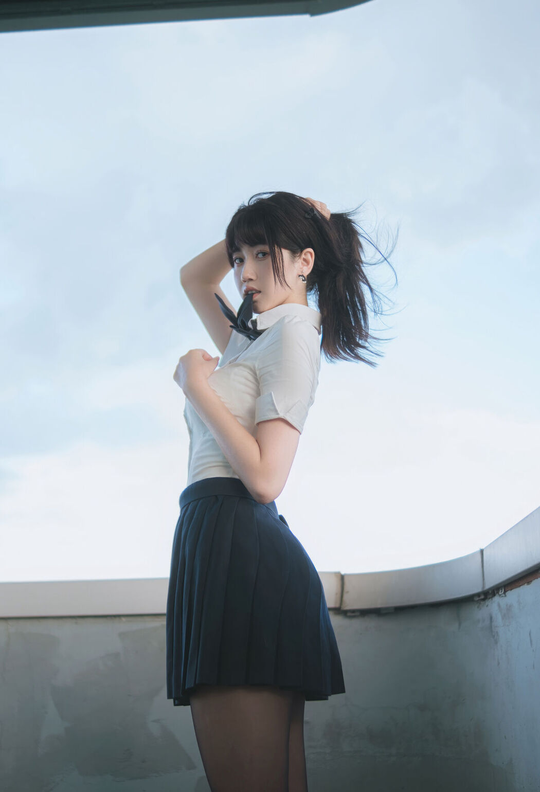 Coser@不呆猫 &#8211; JK学妹户外 (60P)