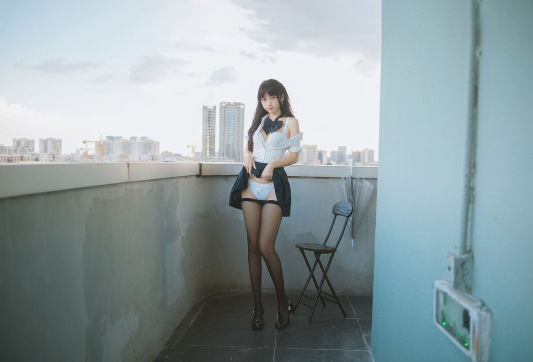Coser@不呆猫 – JK学妹户外 (60P)