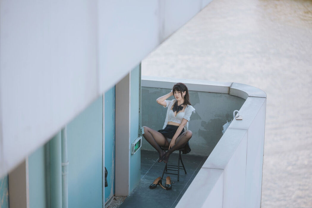 Coser@不呆猫 &#8211; JK学妹户外 (60P)