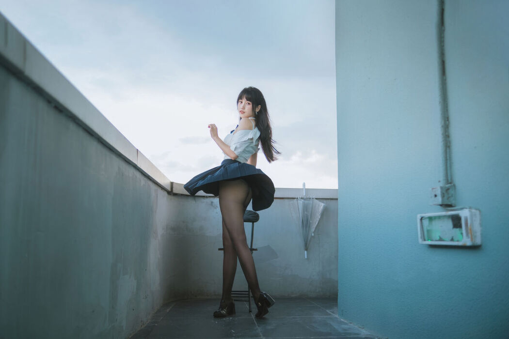 Coser@不呆猫 &#8211; JK学妹户外 (60P)