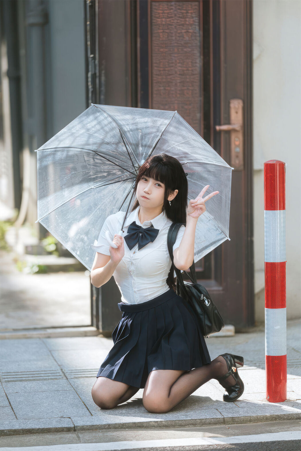 Coser@不呆猫 &#8211; JK学妹户外 (60P)