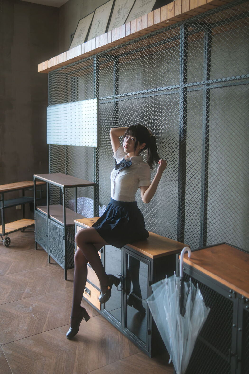 Coser@不呆猫 &#8211; JK学妹户外 (60P)
