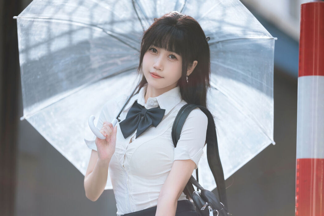 Coser@不呆猫 – JK学妹户外 (60P)