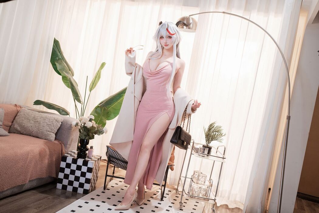 Coser@rioko凉凉子 – 碧蓝航线 埃吉尔居家版 (32P)
