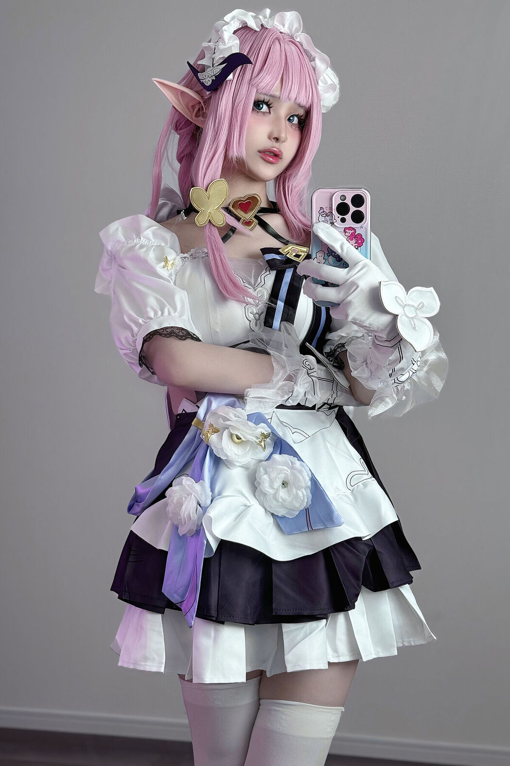 Coser@幼愛Youmeko – 崩坏3 爱莉希雅女仆装 (21P) Cover Photo