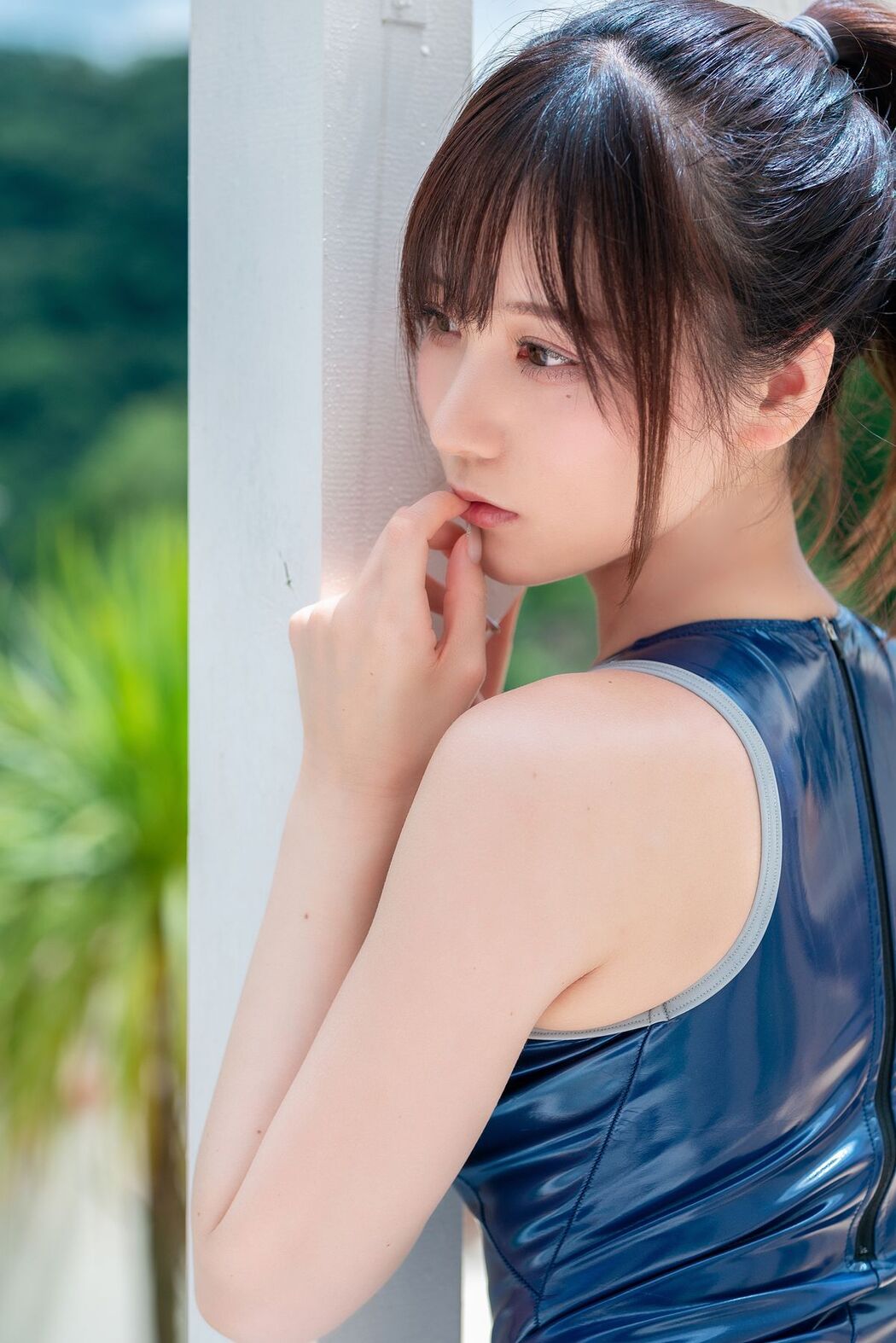 Coser@けん研 けんけん &#8211; 夕阳西下 竞泳泳装 Part1 (51P)