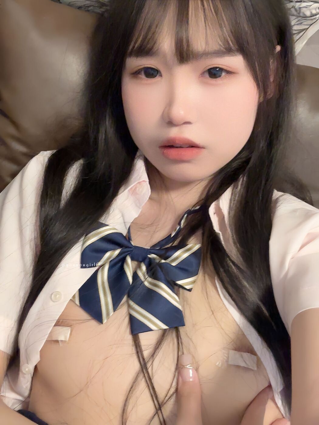 Coser@neko酱 – 黑丝吊带袜 (75P)