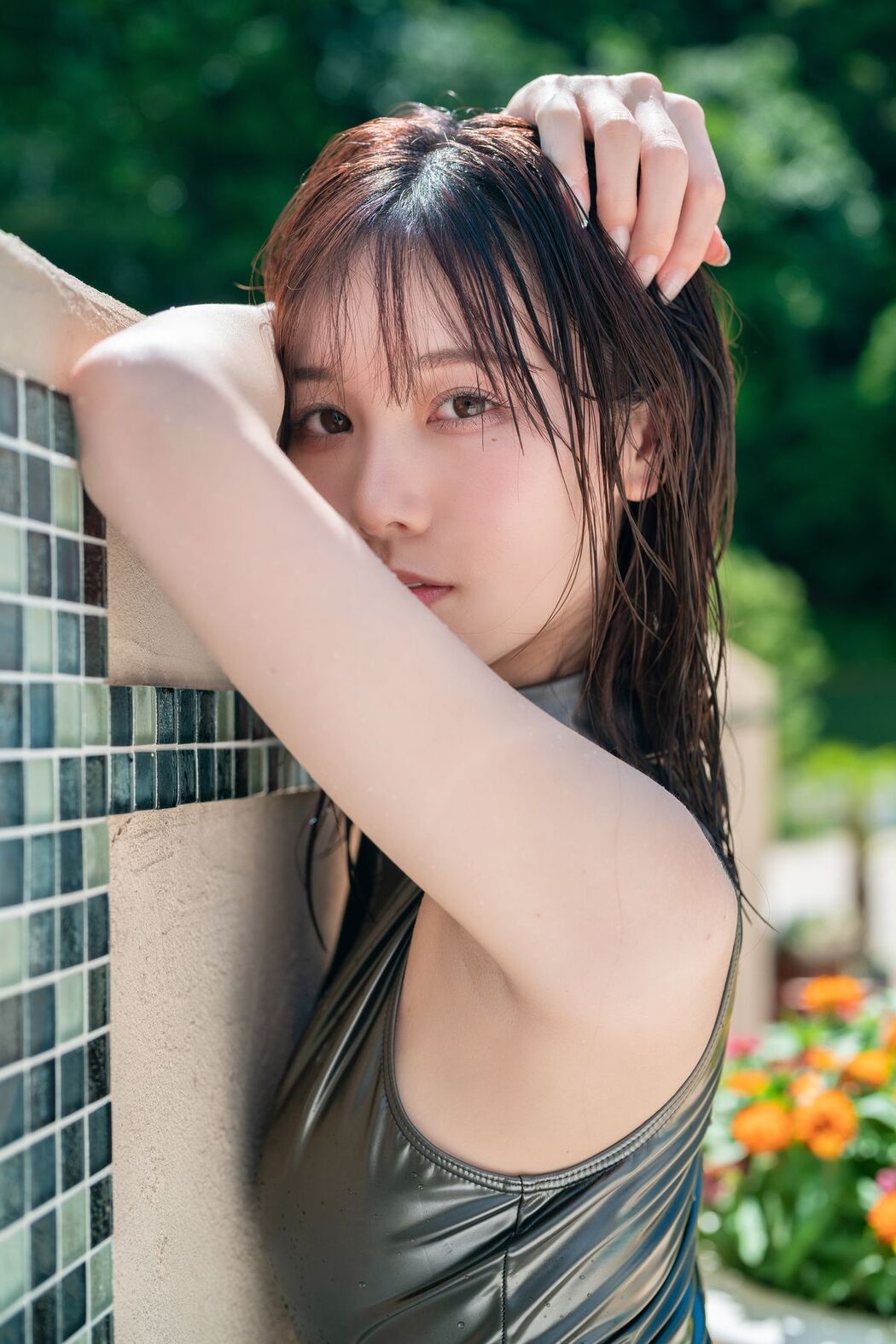 Coser@けん研 けんけん – 夕阳西下 竞泳泳装 Part2 (51P)