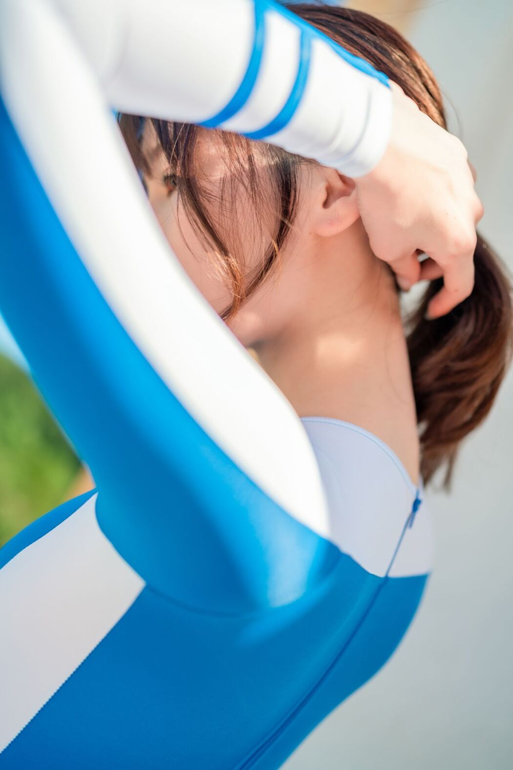 Coser@けん研 けんけん &#8211; 夕阳西下 竞泳泳装 Part4 (51P)