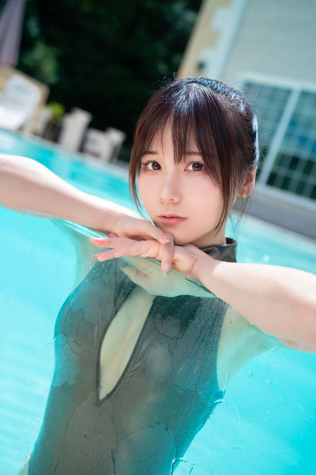 Coser@けん研 けんけん &#8211; 夕阳西下 竞泳泳装 Part4 (51P)