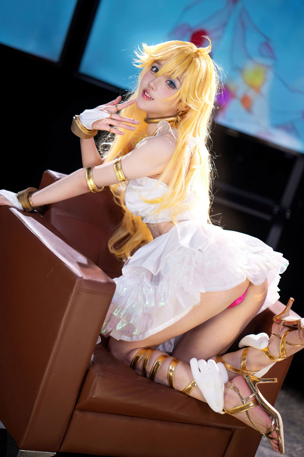 Coser@阿包也是兔娘 And 苏苏苏Sofia &#8211; 吊带袜天使 (34P)