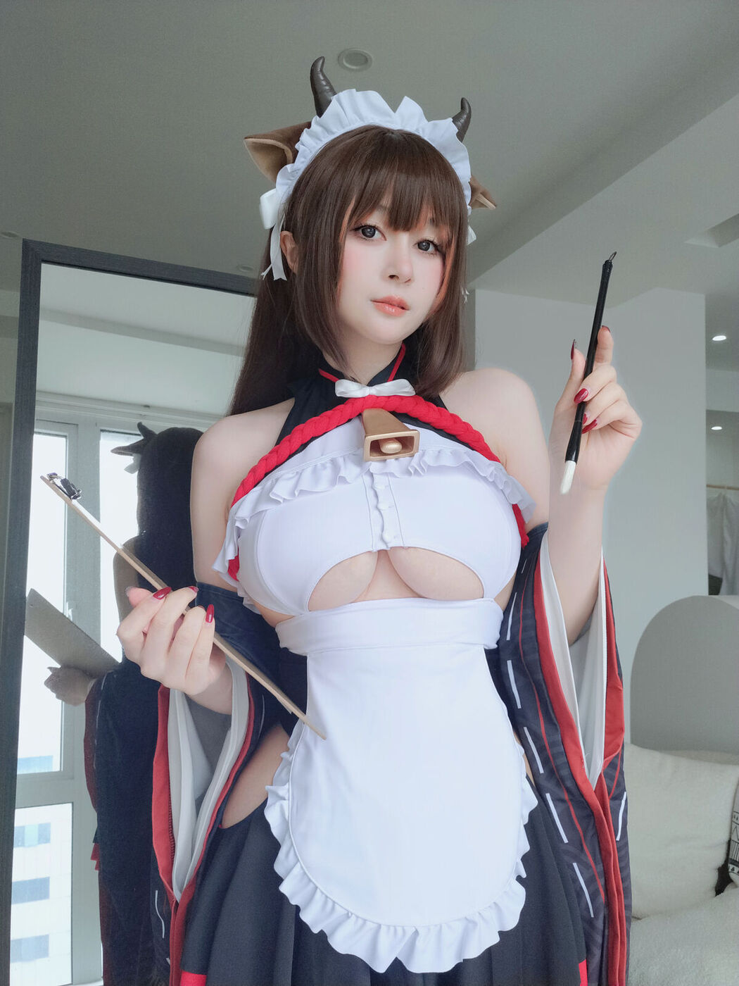 Coser@白银81 &#8211; 碧蓝航线 樫野 Part01 (47P &#8211; 3V)