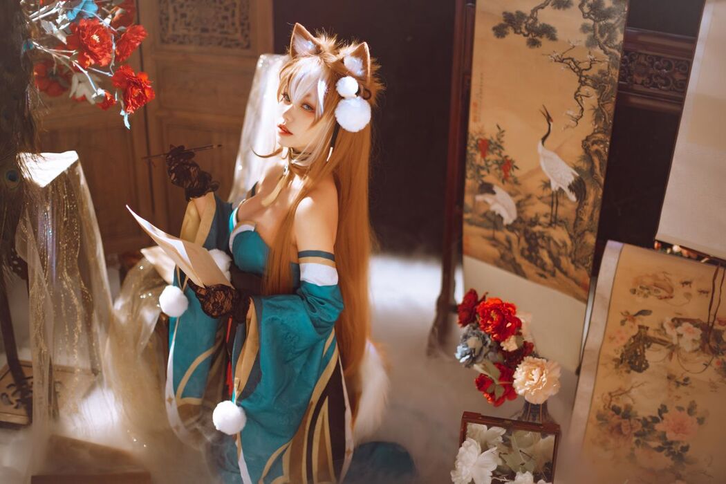 Coser@芋圆侑子 &#8211; 原神 希娜小姐 (16P)