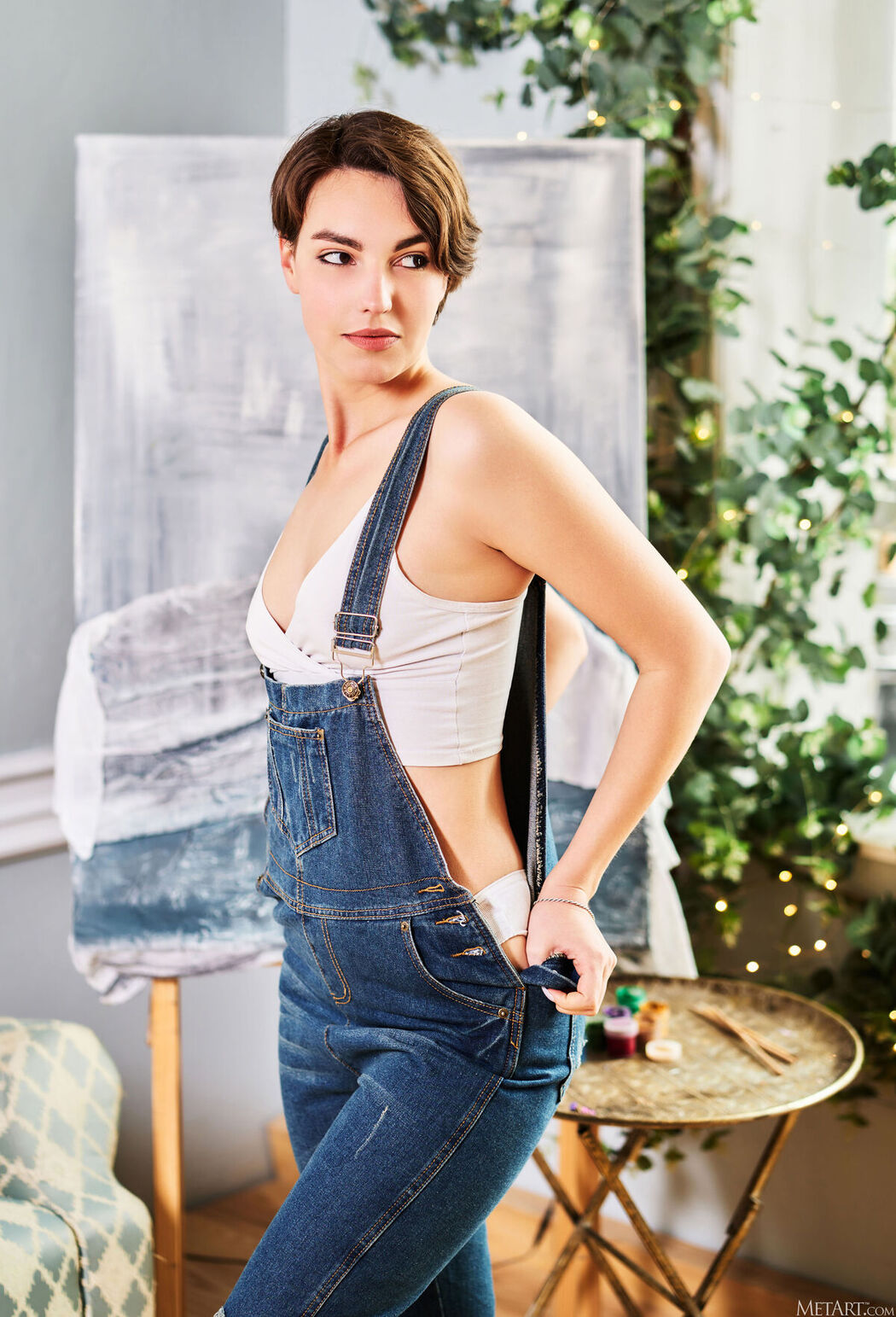 MetArt Erika Luchini – Overalls Part1 (65P)