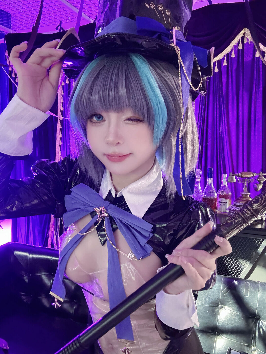 Coser@矢量鱼 &#8211; 柴郡魔术师 (40P)