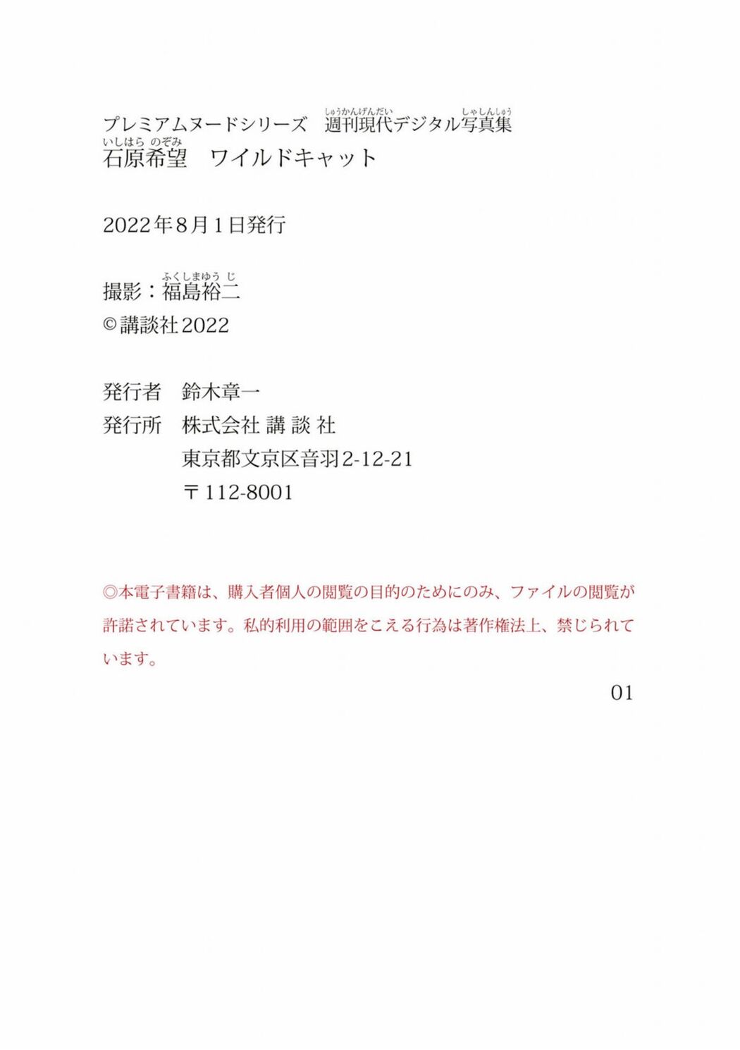JP Ishihara Nozomi 石原希望 – ワイルドキャット (76P)
