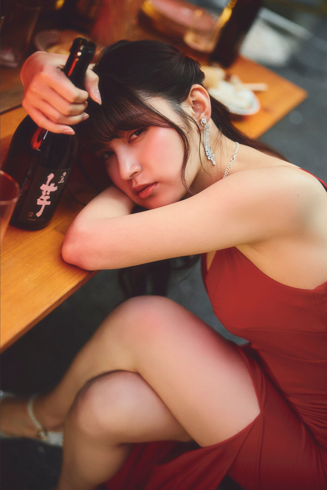 Yui Kojina 神志那結衣, SPA!デジタル写真集 「赤いドレスを脱いだら……」 Set.01