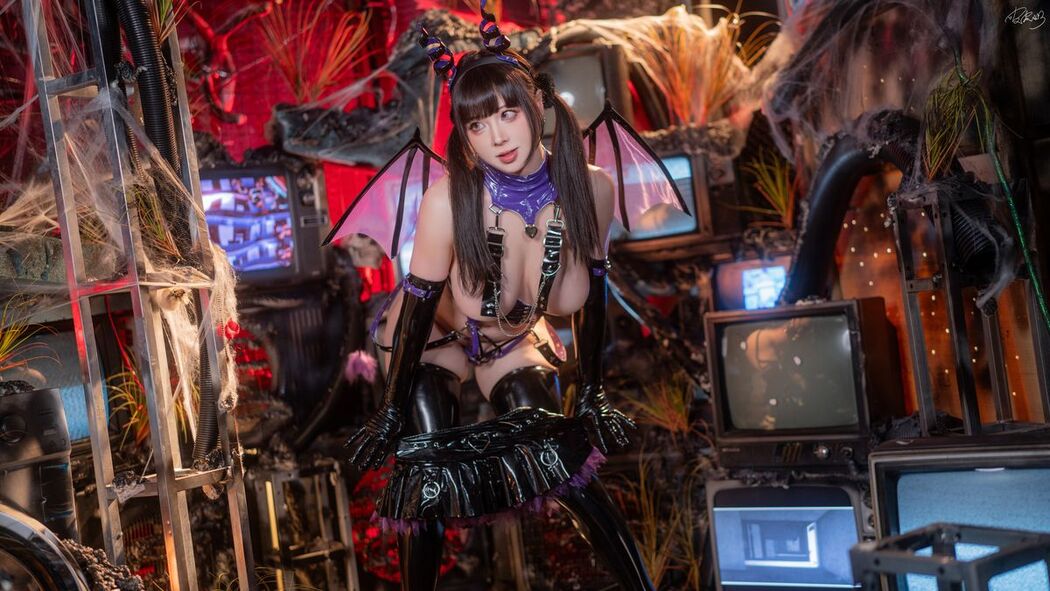 Coser@皮皮奶可可爱了啦 – 紫博魅 赛博魅魔 Part1 (51P – 1V)