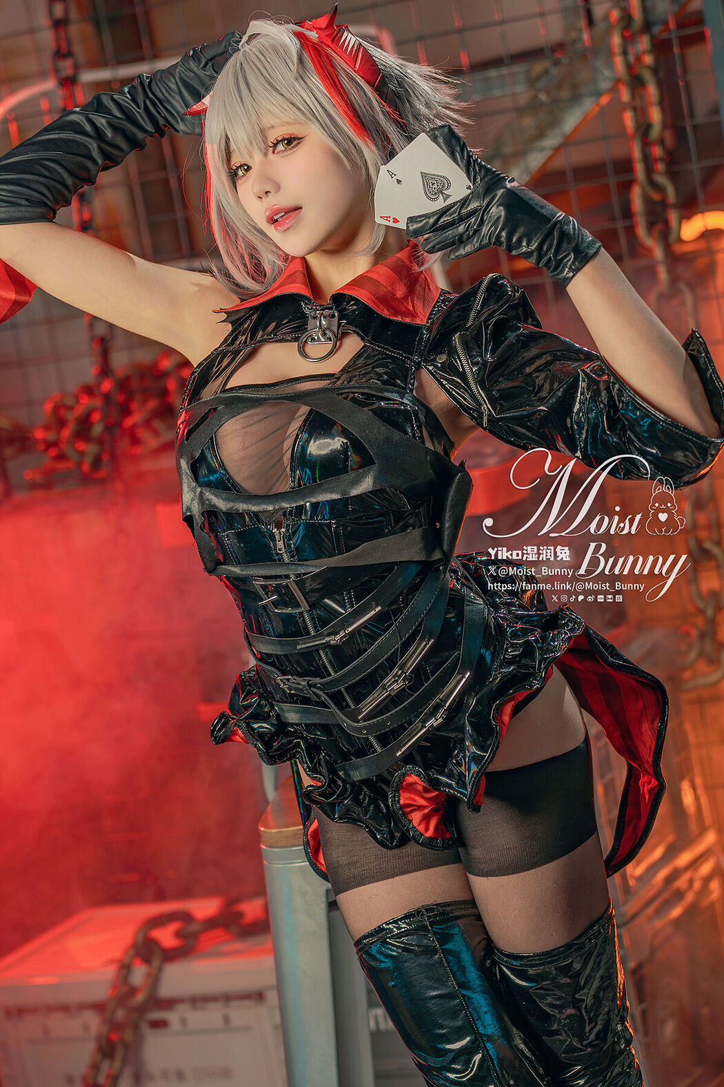 Coser@黏黏团子兔 – 2月作品 愚夜密函-W` (72P – 1V) Cover Photo