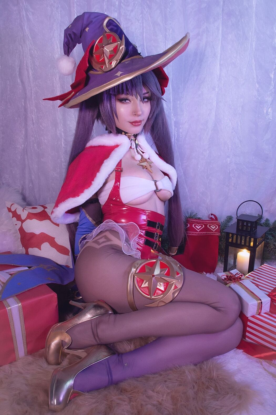 Coser@Shiro Kitsune &#8211; 原神-莫娜 &#8211; 圣诞版 Mona Xmas (42P)