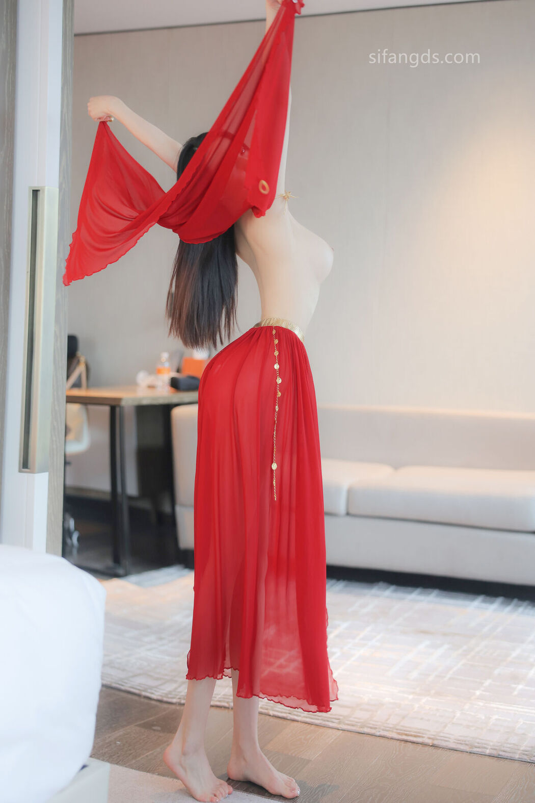 XR Uncensored Qing Miao 清妙 &#8211; R18 秀人网模特 红色舞裙 S Part02 (47P)