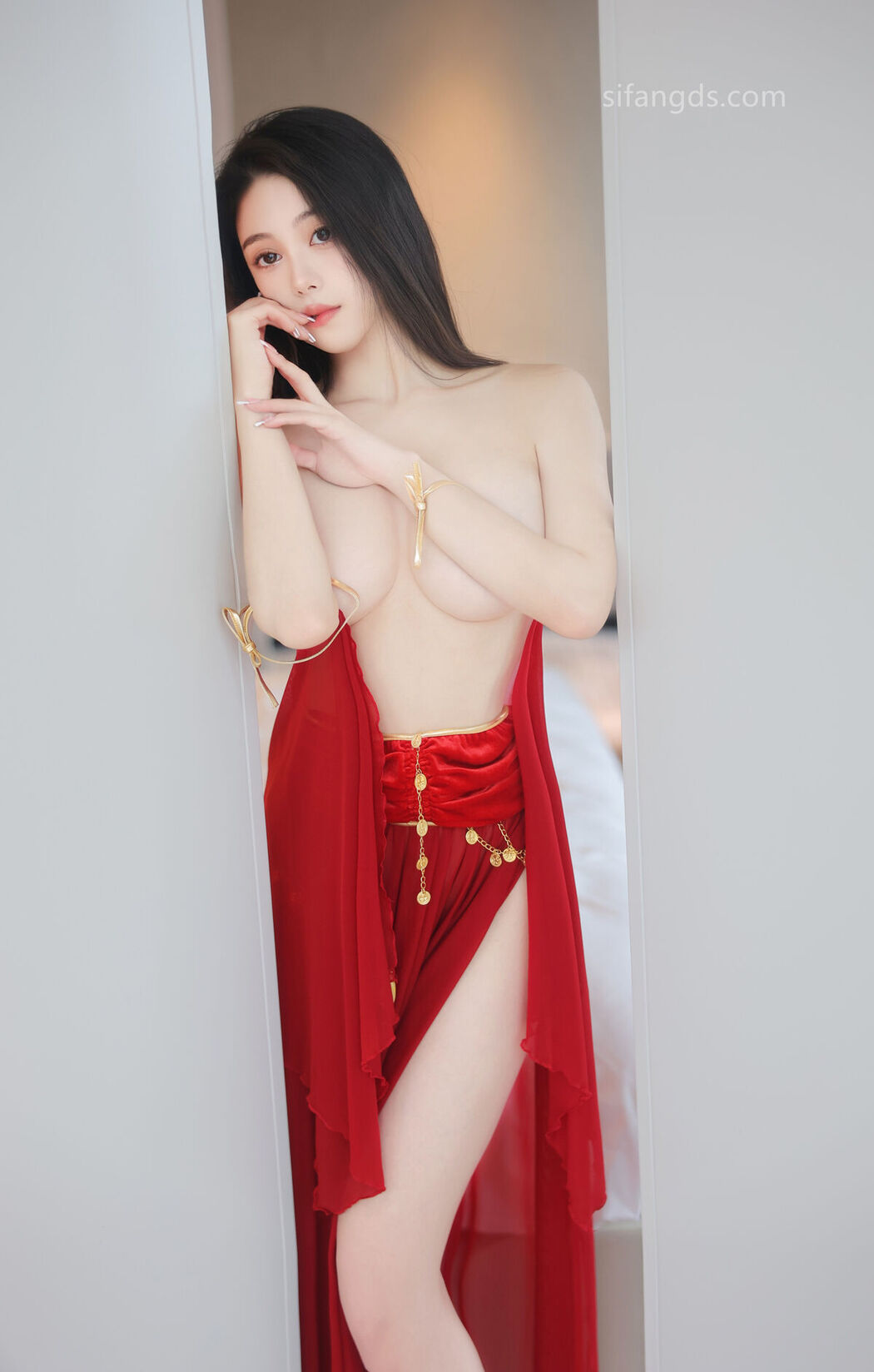XR Uncensored Qing Miao 清妙 &#8211; R18 秀人网模特 红色舞裙 S Part02 (47P)