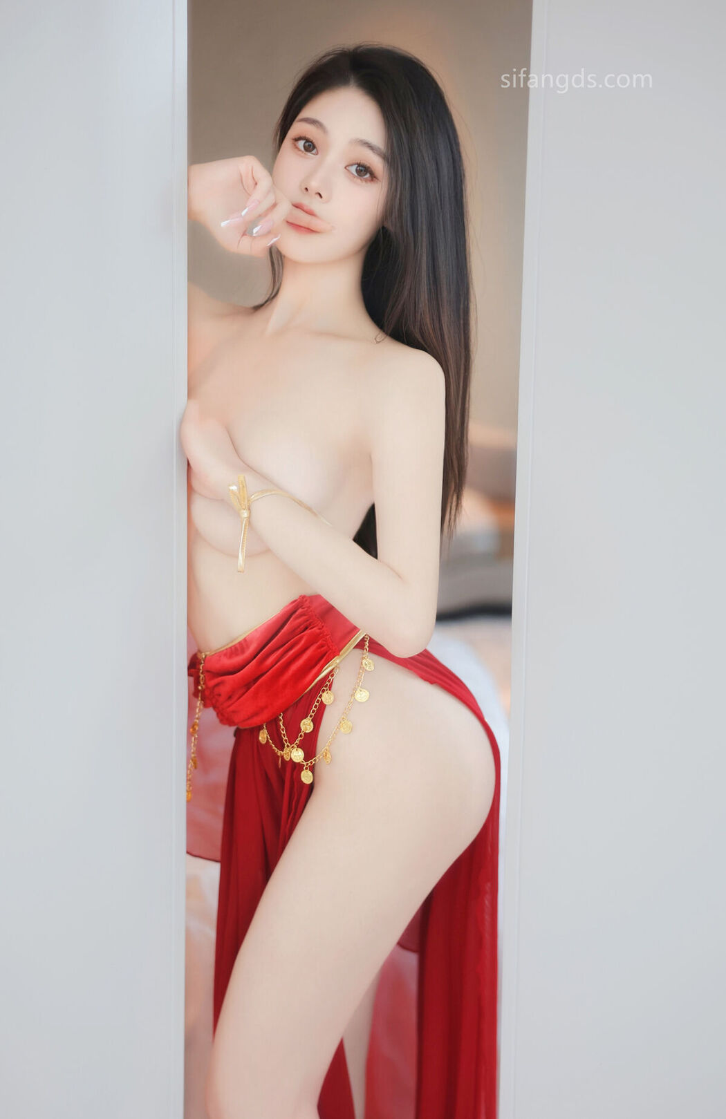 XR Uncensored Qing Miao 清妙 &#8211; R18 秀人网模特 红色舞裙 S Part02 (47P)