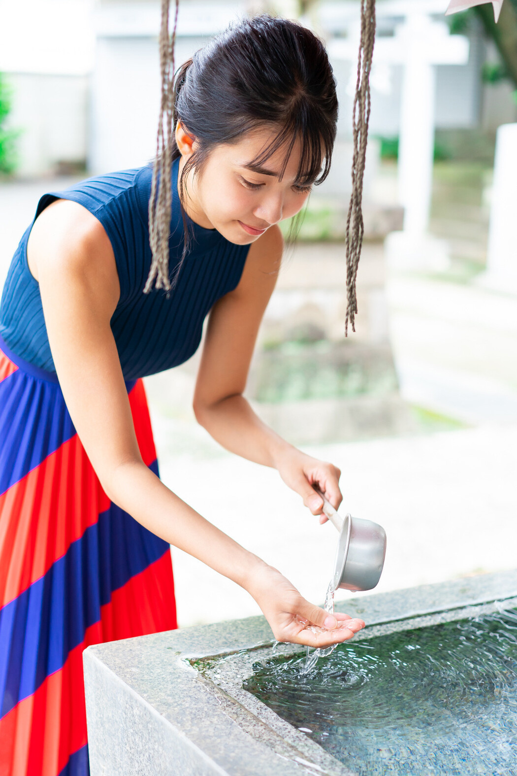 Amau Kisumi 天羽希純, FLASHデジタル写真集 「銭湯で大はしゃぎ!」 Set.03