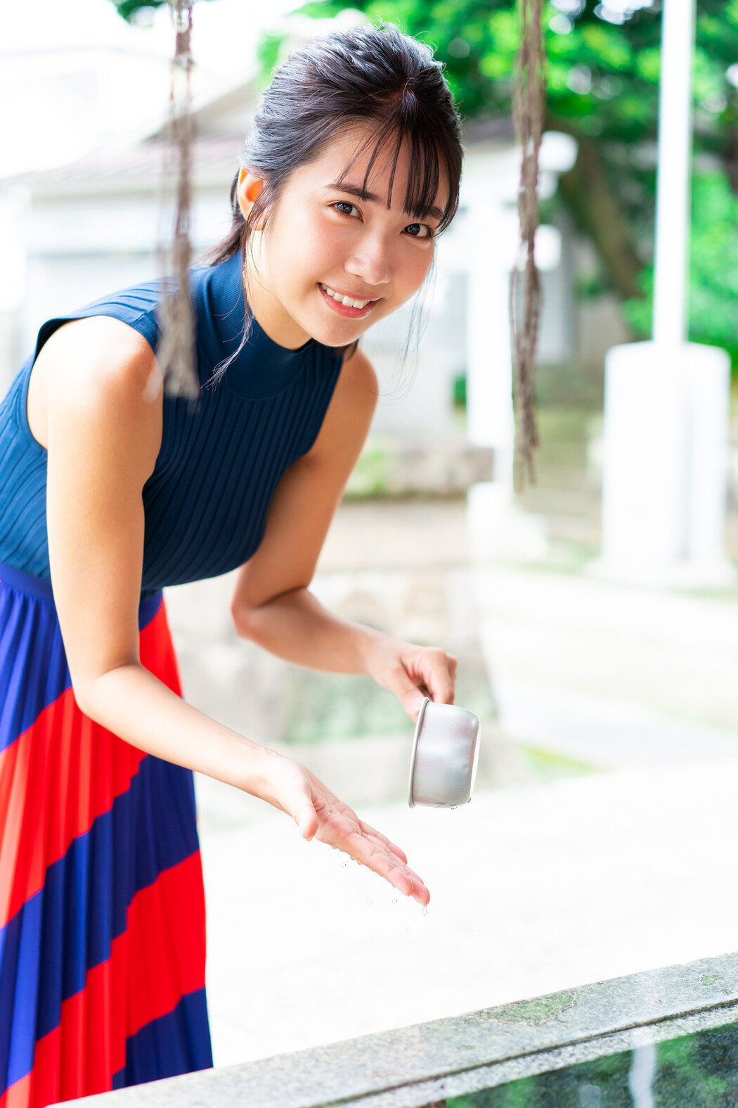 Amau Kisumi 天羽希純, FLASHデジタル写真集 「銭湯で大はしゃぎ!」 Set.03