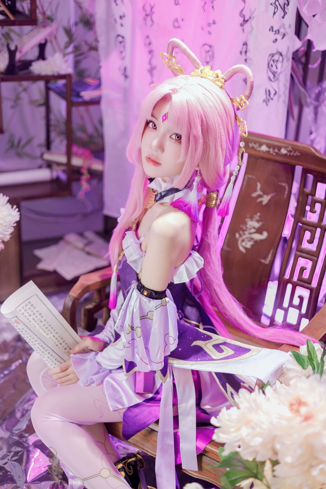 Coser@桜桃喵 – 符玄 (28P – 2V)