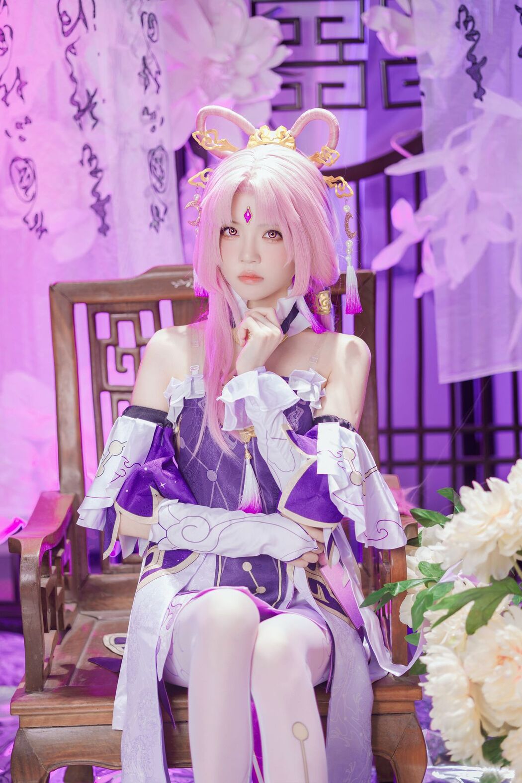 Coser@桜桃喵 &#8211; 符玄 (28P &#8211; 2V)