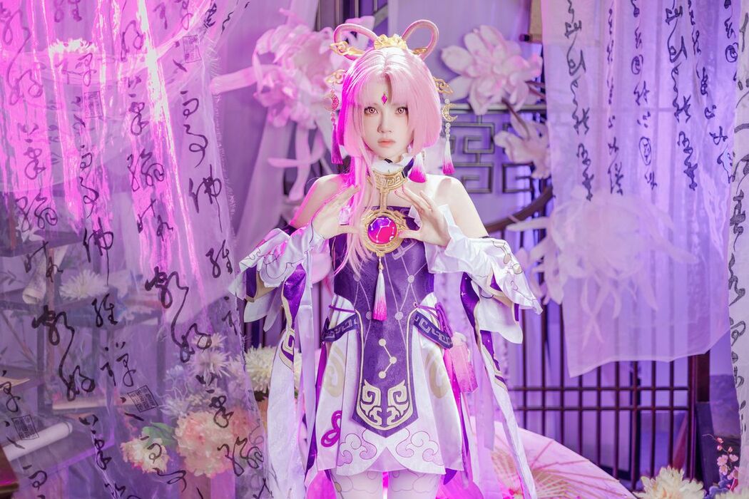 Coser@桜桃喵 – 符玄 (28P – 2V)