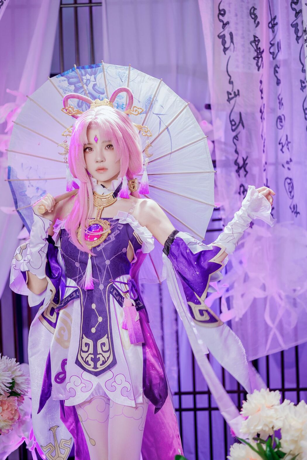 Coser@桜桃喵 – 符玄 (28P – 2V)