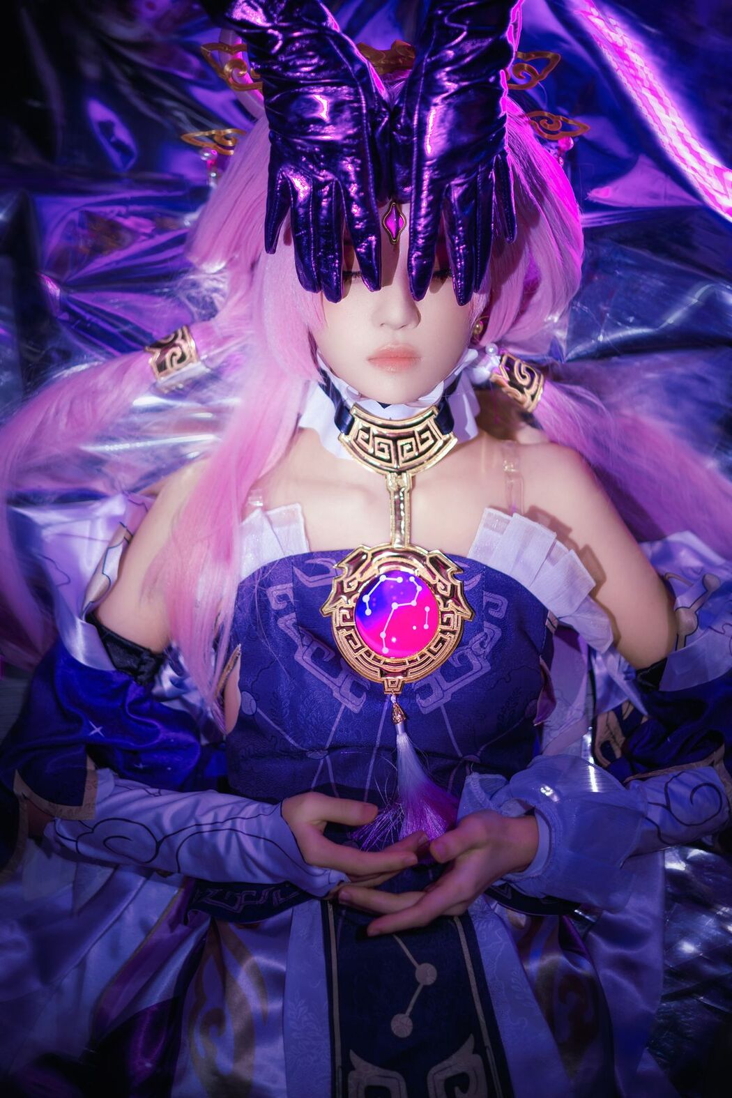 Coser@桜桃喵 &#8211; 符玄 (28P &#8211; 2V)