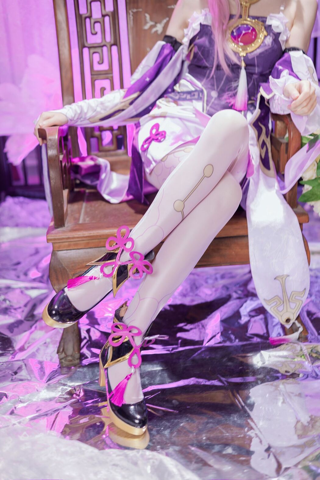 Coser@桜桃喵 &#8211; 符玄 (28P &#8211; 2V)