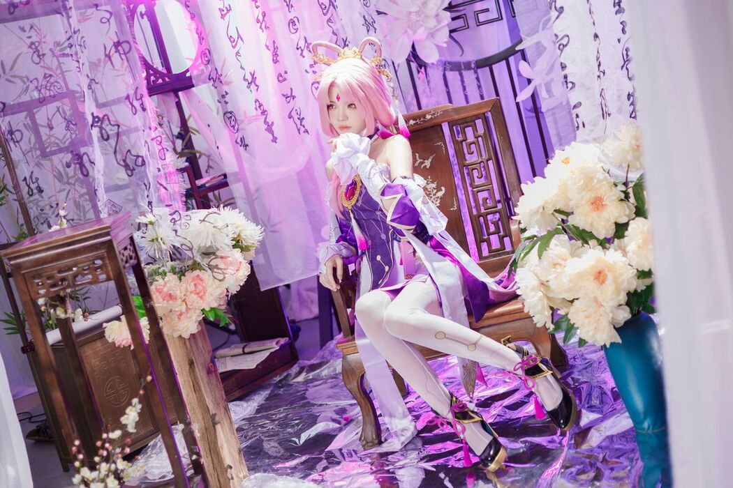 Coser@桜桃喵 – 符玄 (28P – 2V)