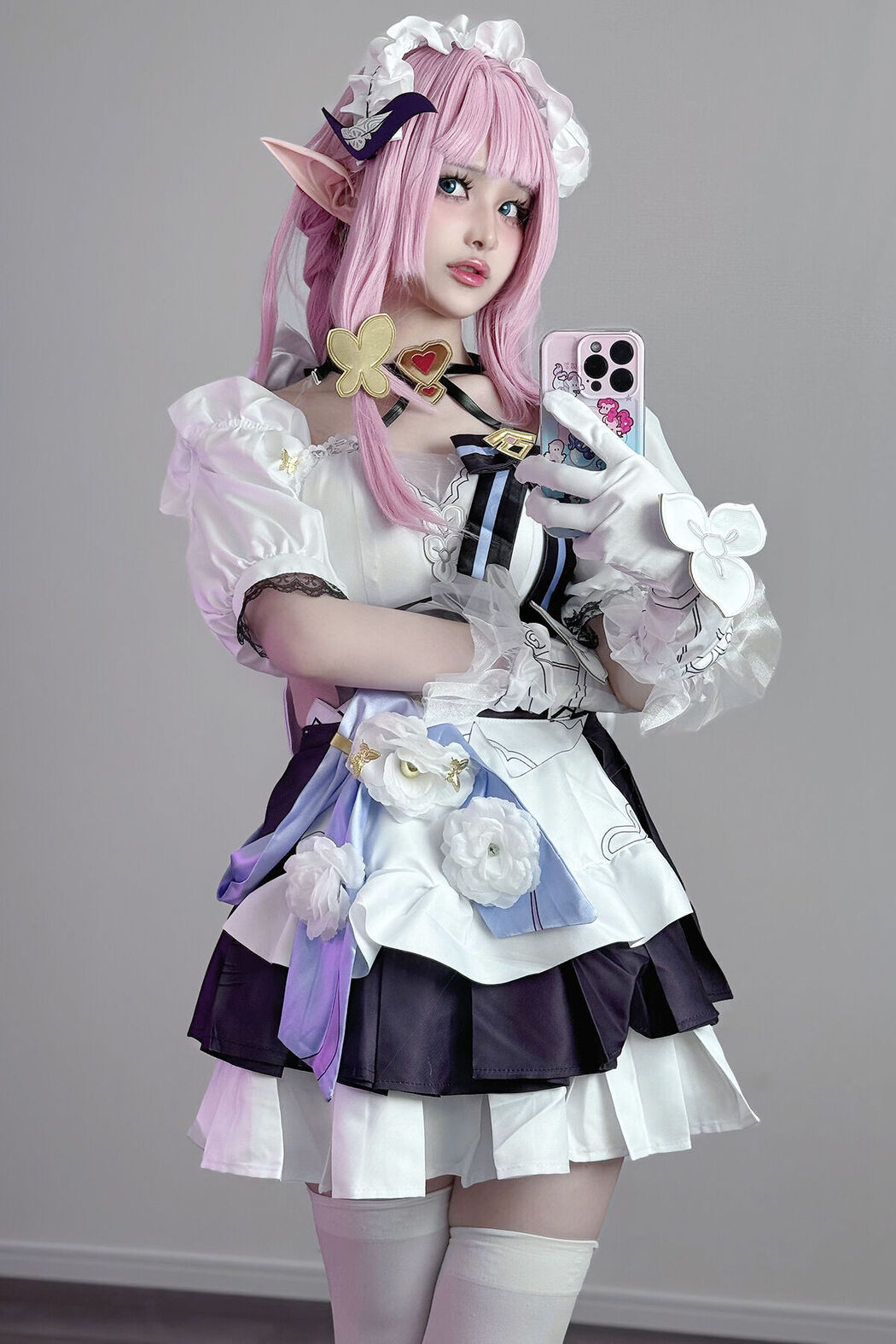 Coser@幼愛youmeko – 爱莉希雅女仆 (21P) Cover Photo