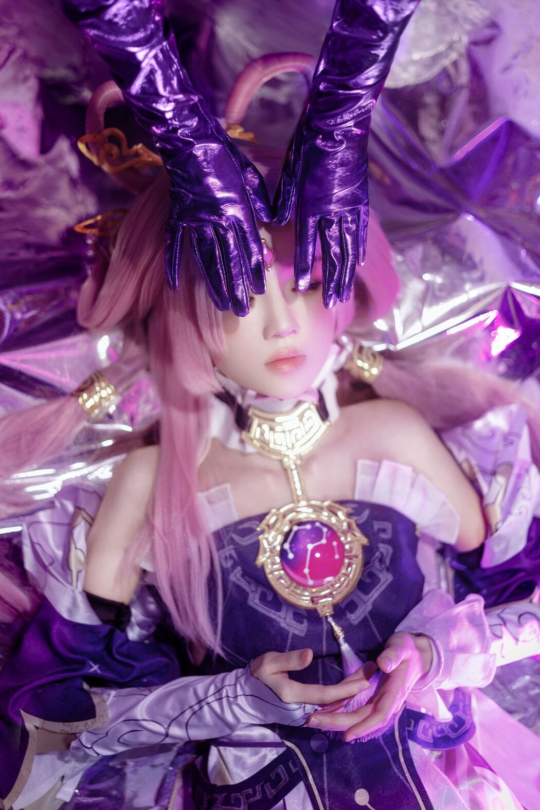 Coser@桜桃喵 &#8211; 符玄 (28P &#8211; 2V)