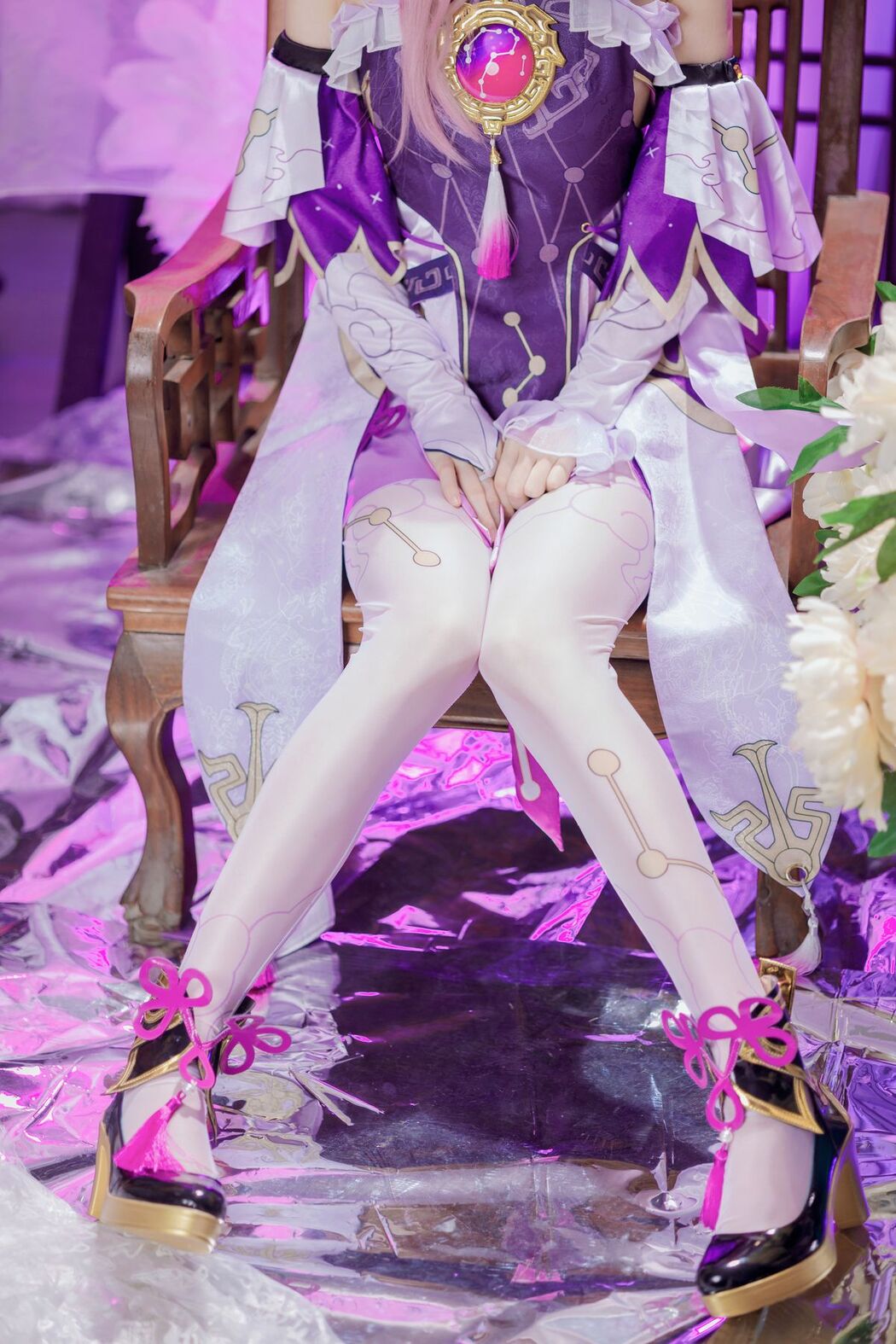 Coser@桜桃喵 &#8211; 符玄 (28P &#8211; 2V)
