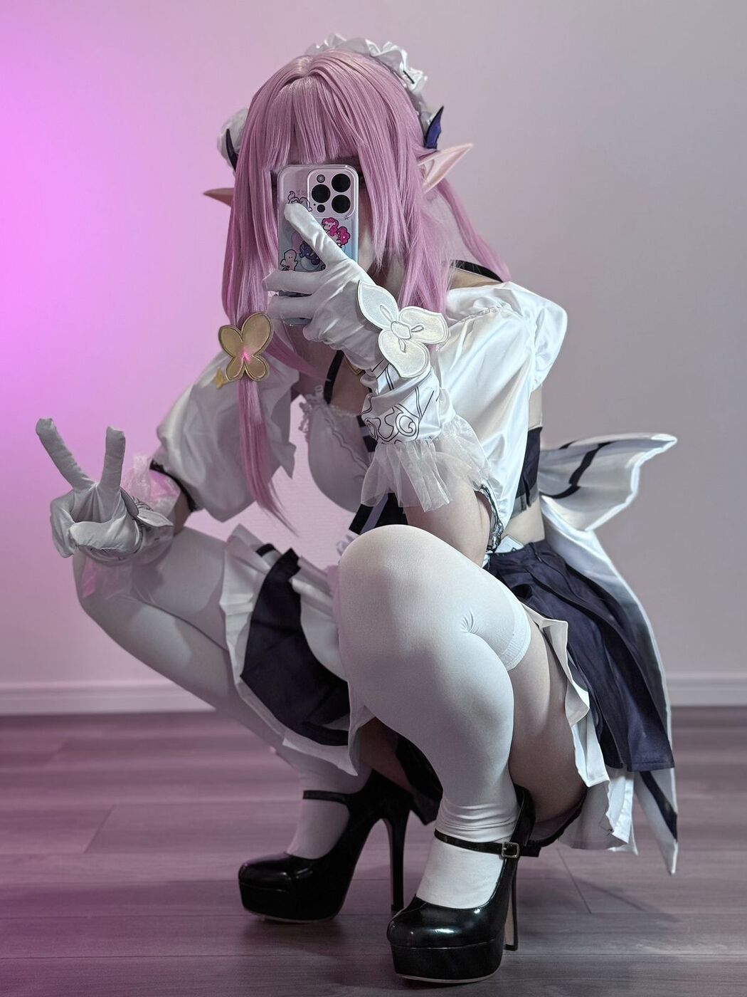 Coser@幼愛youmeko – 爱莉希雅女仆 (21P)