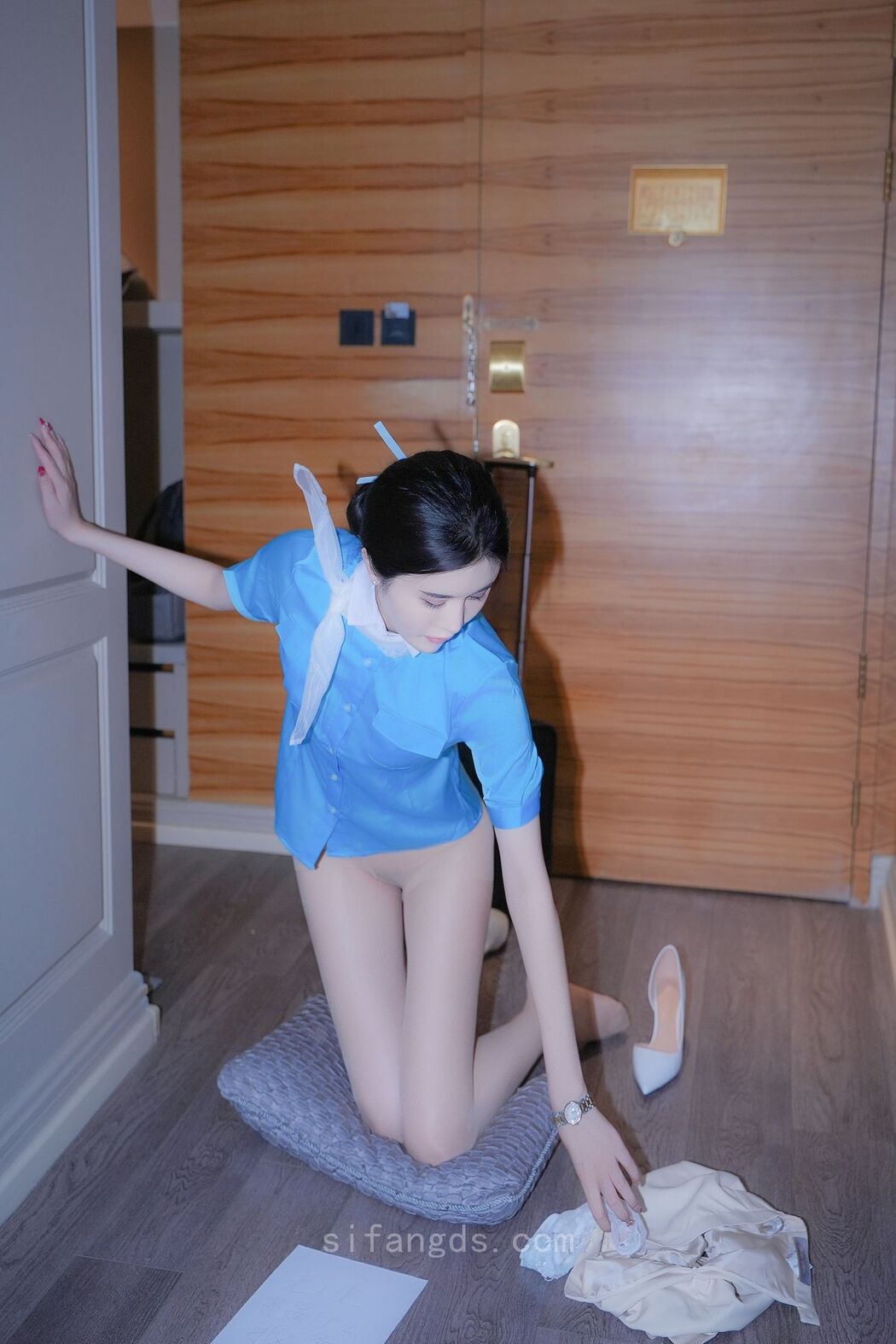 XR Uncensored Wan Su SuSu 晚苏susu – R18 秀人网模特 空乘制服 S Part02 (61P)