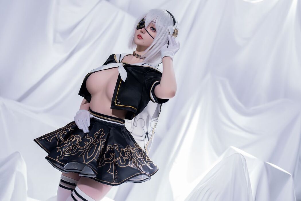 Coser@星之迟迟Hoshilily – 尼尔同人 2B学生服 (30P)