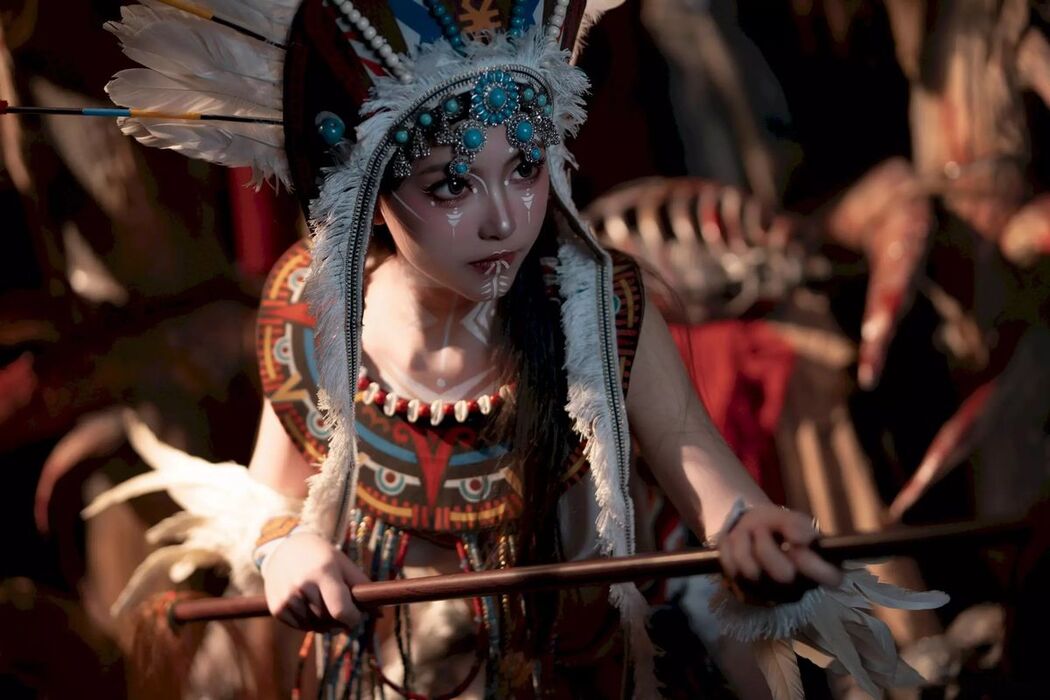 Coser@Bangni邦尼 – 印第安 紫舞龙 Part1 (51P)