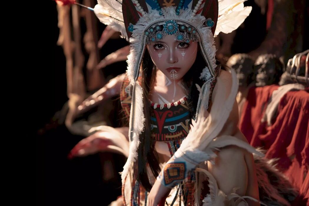 Coser@Bangni邦尼 – 印第安 紫舞龙 Part1 (51P)