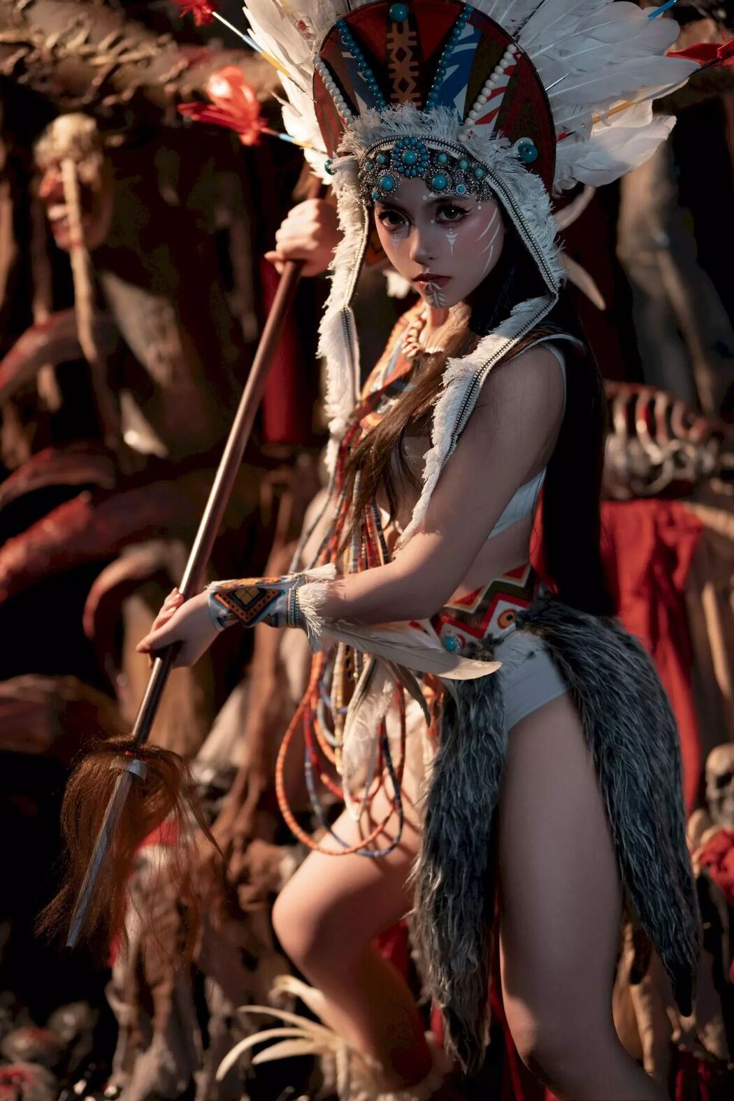 Coser@Bangni邦尼 – 印第安 紫舞龙 Part1 (51P)