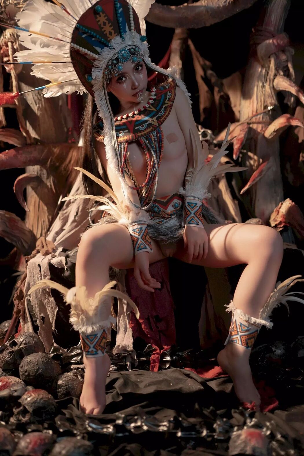 Coser@Bangni邦尼 – 印第安 紫舞龙 Part1 (51P)