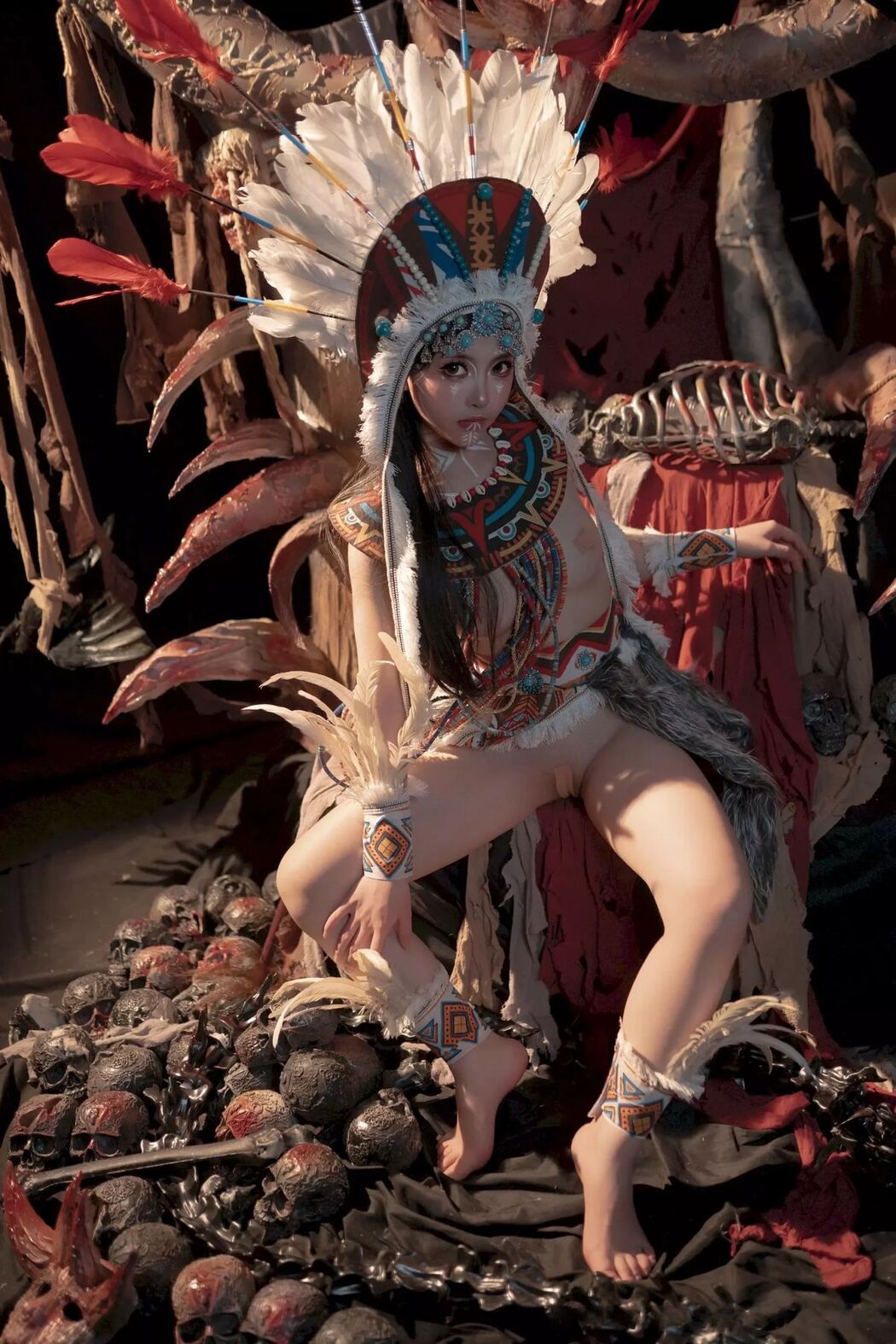 Coser@Bangni邦尼 – 印第安 紫舞龙 Part1 (51P)