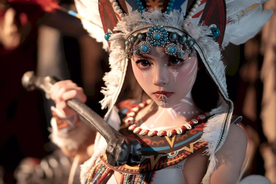 Coser@Bangni邦尼 – 印第安 紫舞龙 Part1 (51P)